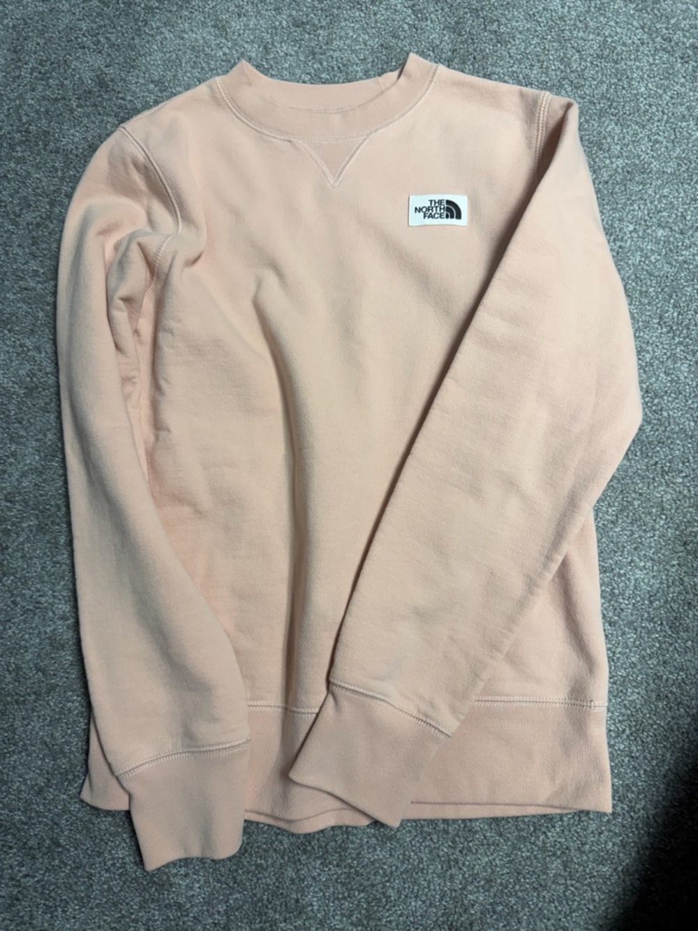 The North Face Women's Peach/Cream Crewneck Sweatshirt